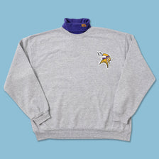 Vintage Minnesota Vikings Turtleneck Sweater XLarge 