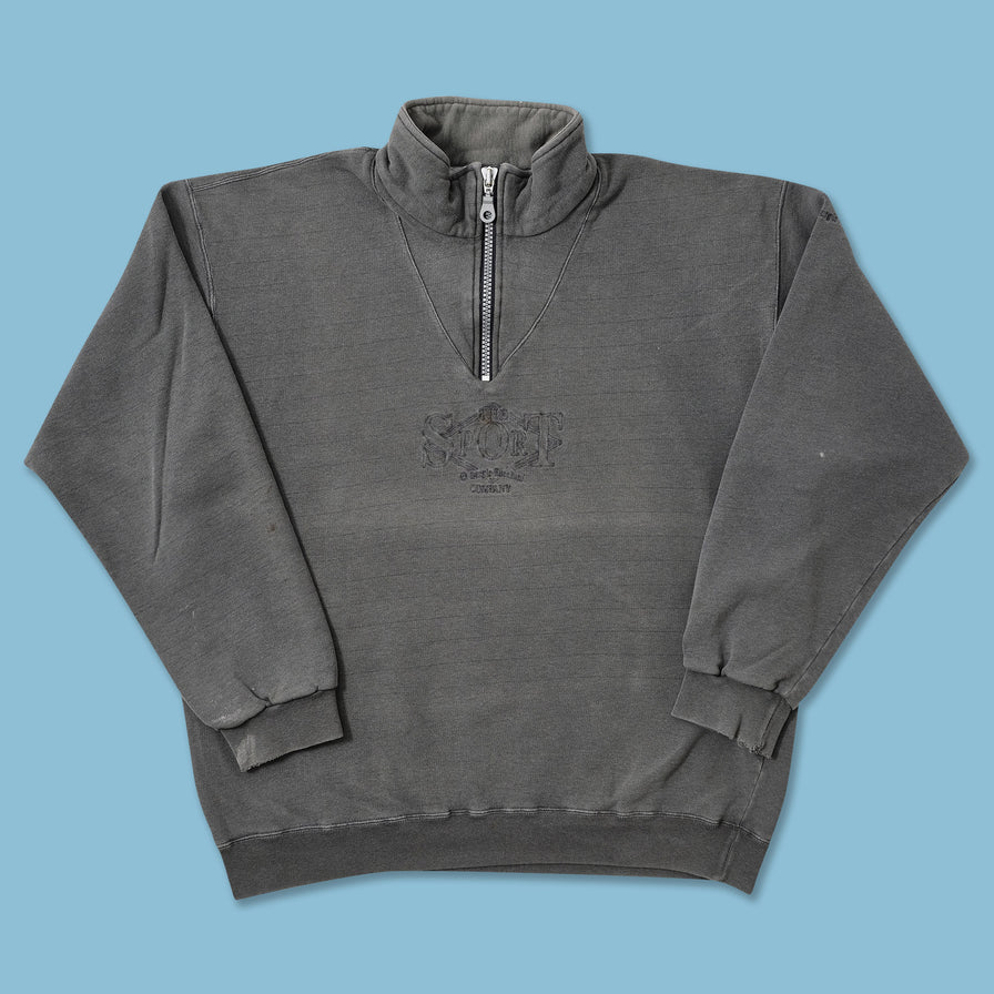 Vintage Sergio Tacchini Q-Zip Sweater Large 