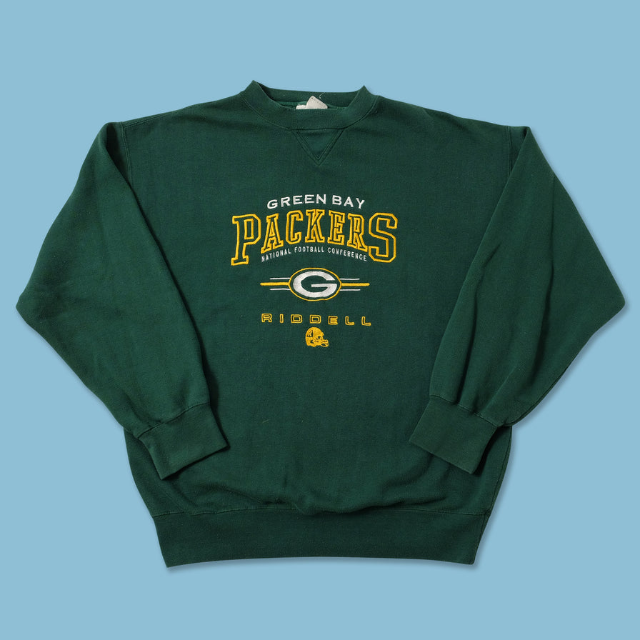 Vintage Green Bay Packers Sweater Large 