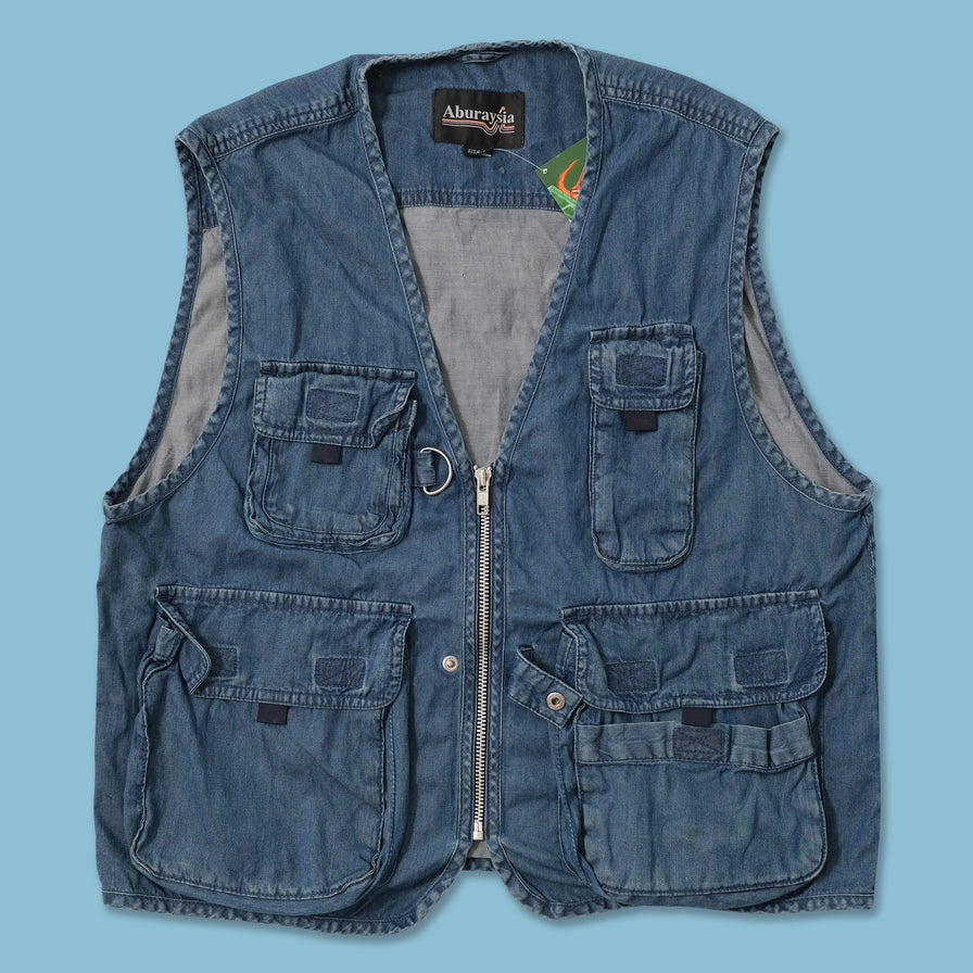 Utility Denim Vest Large 