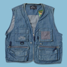 Utility Denim Vest Large 