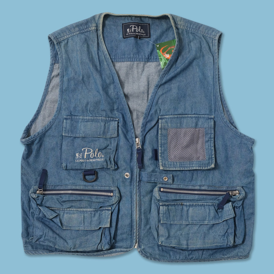 Utility Denim Vest Large 