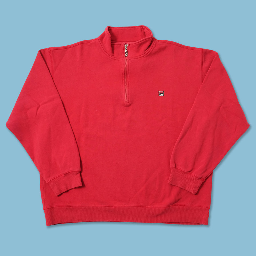 Vintage Fila Q-Zip Sweater Large 