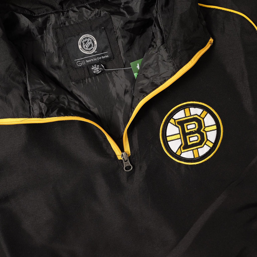Boston Bruins Q-Zip Pullover Large 