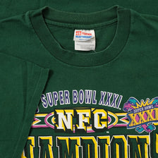 1997 Green Bay Packers Super Bowl T-Shirt Large 