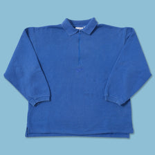 Vintage Reebok Collared Half Zip Sweater Medium 