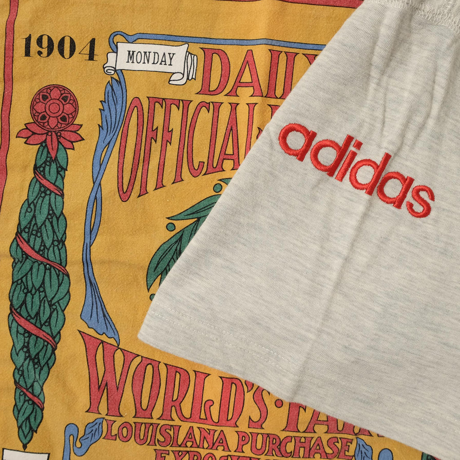 Vintage Adidas Olympics T-Shirt Medium 