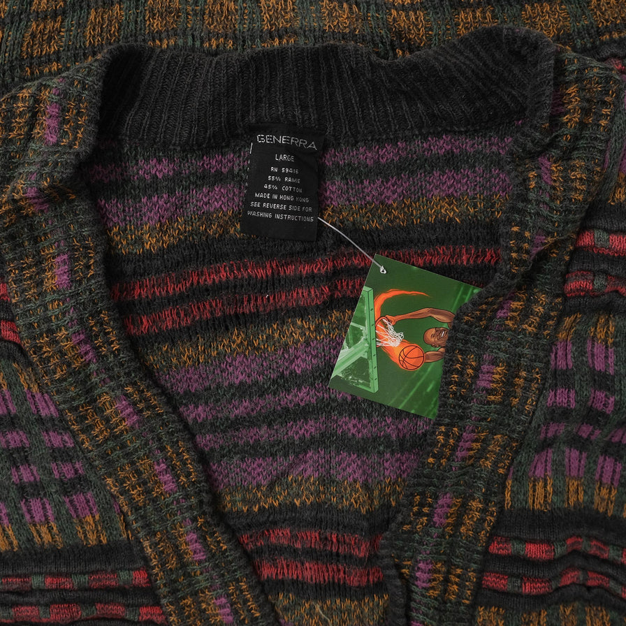 Vintage Knit Cardigan Large 