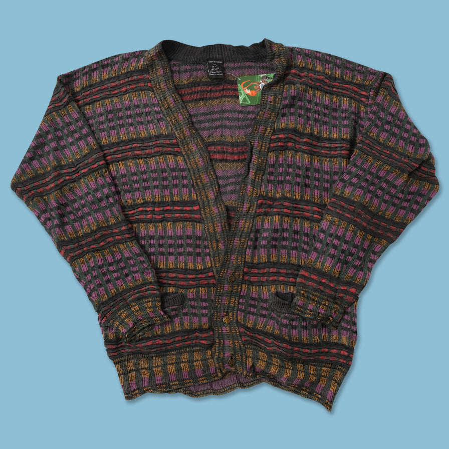 Vintage Knit Cardigan Large 