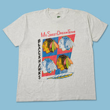 1989 Chicago Blackhawks T-Shirt XLarge 