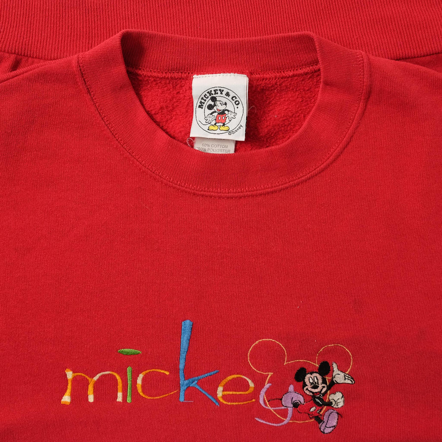 Vintage Mickey Mouse Sweater XLarge 