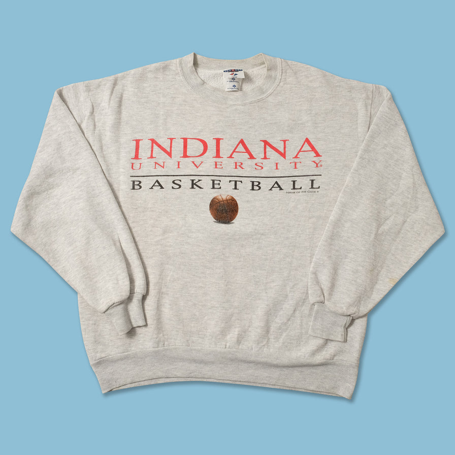 Vintage Indiana University Basketball Sweater Large 