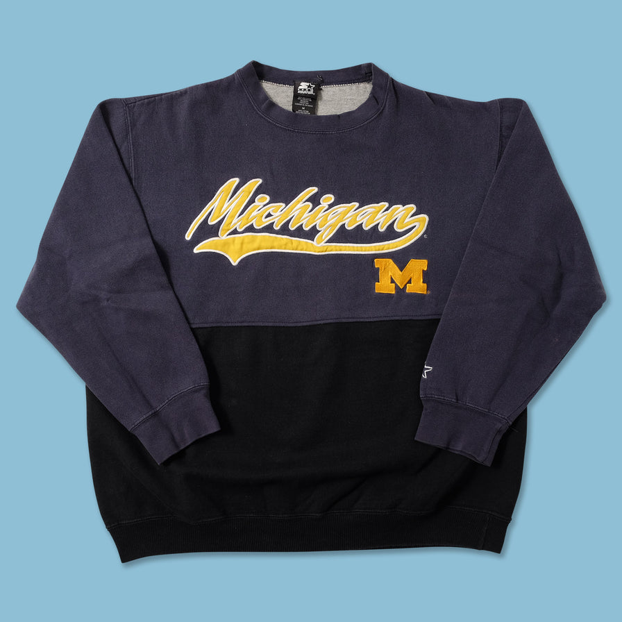Vintage Starter Michigan Sweater Medium 