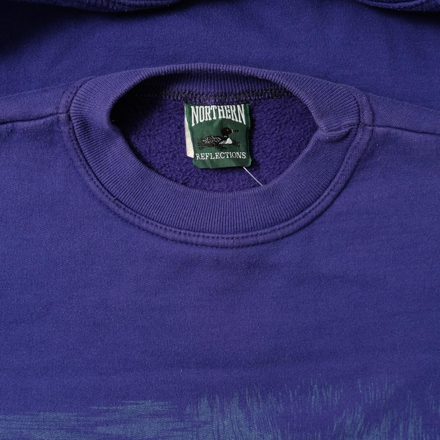 Vintage Ducks Sweater Medium 