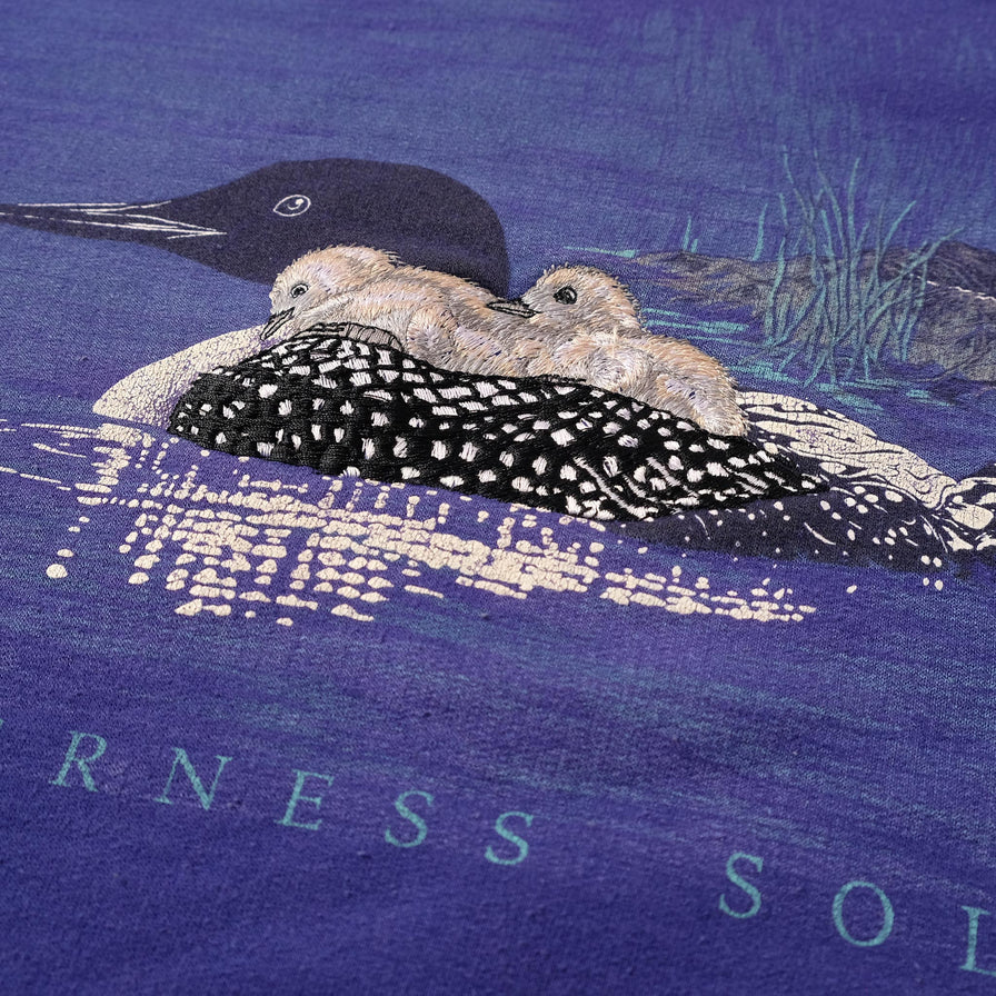 Vintage Ducks Sweater Medium 