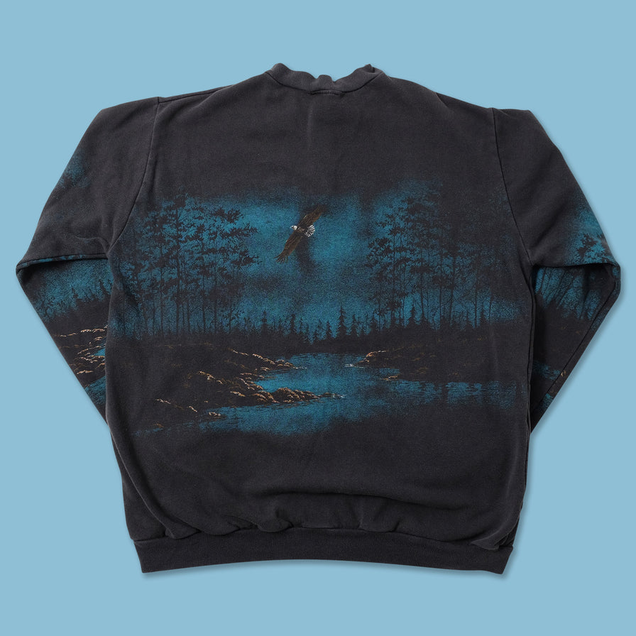 VIntage Wisconsin Eagle Sweater Large 