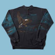VIntage Wisconsin Eagle Sweater Large 