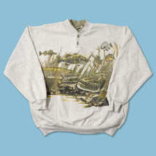 Vintage Fishes Sweater Large 