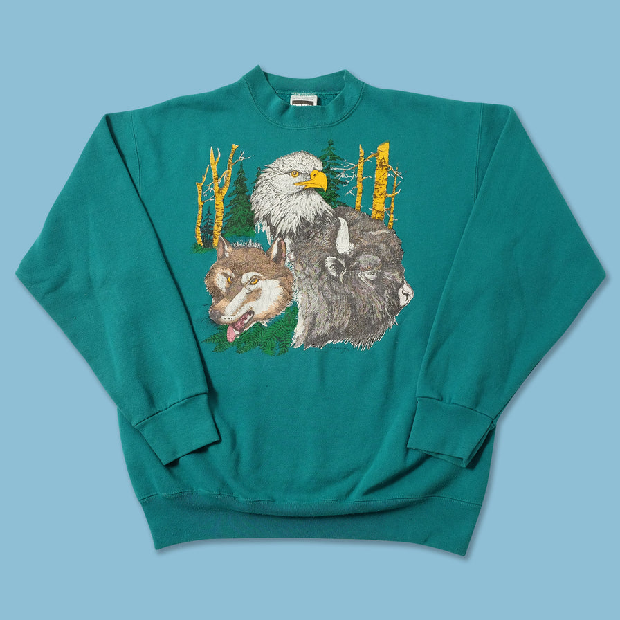 Vintage Animal Sweater Large 