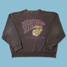 Vintage Western Illinois Leathernecks Sweater XLarge 
