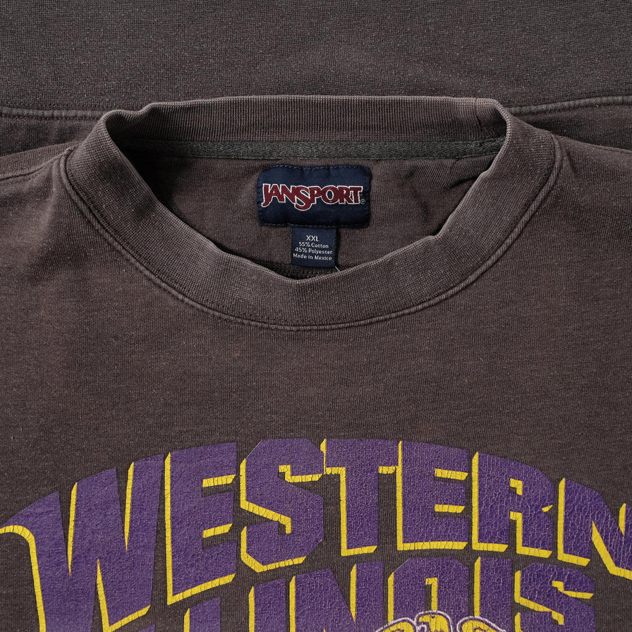 Vintage Western Illinois Leathernecks Sweater XLarge 