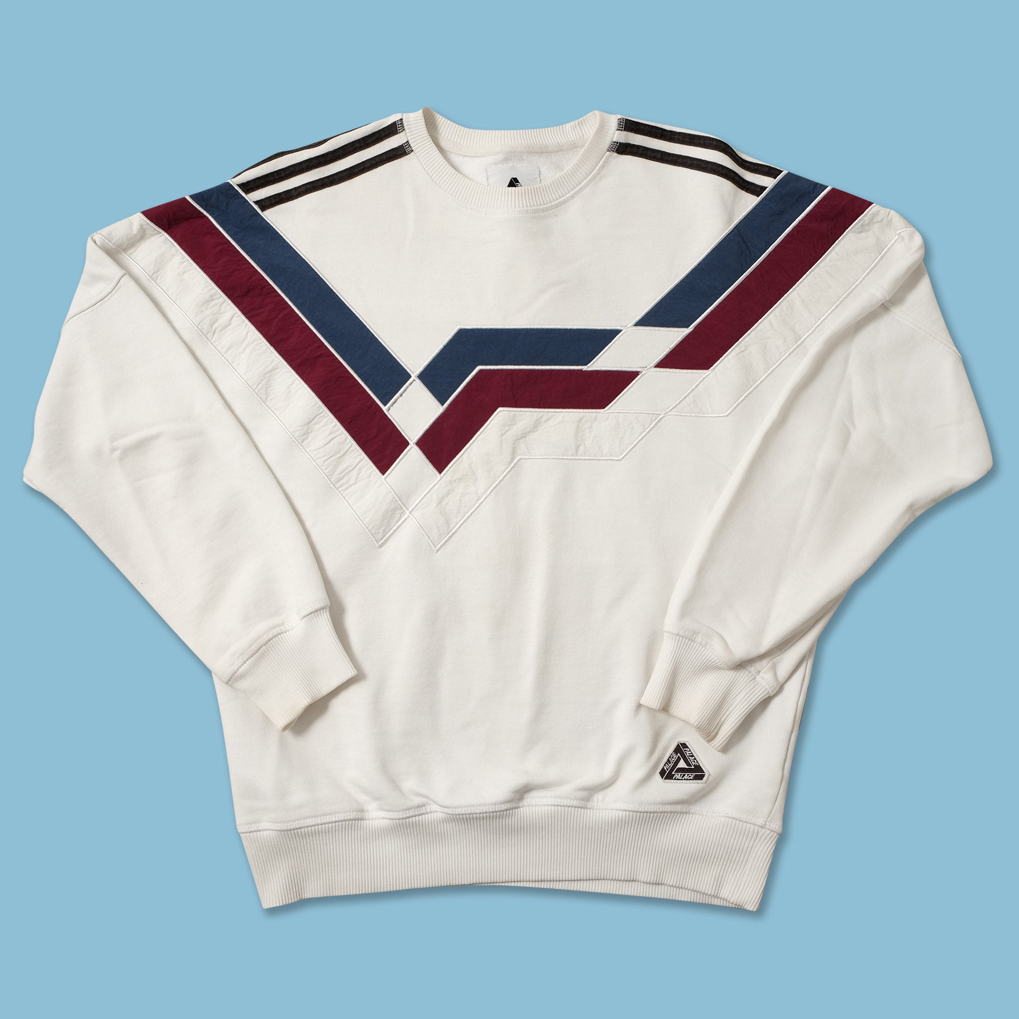 adidas x Palace Sweater Small Double Double Vintage