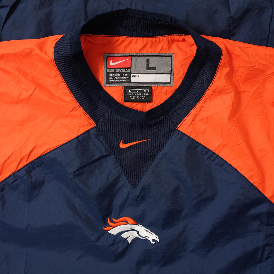 Vintage Nike Denver Broncos Windbreaker Large 