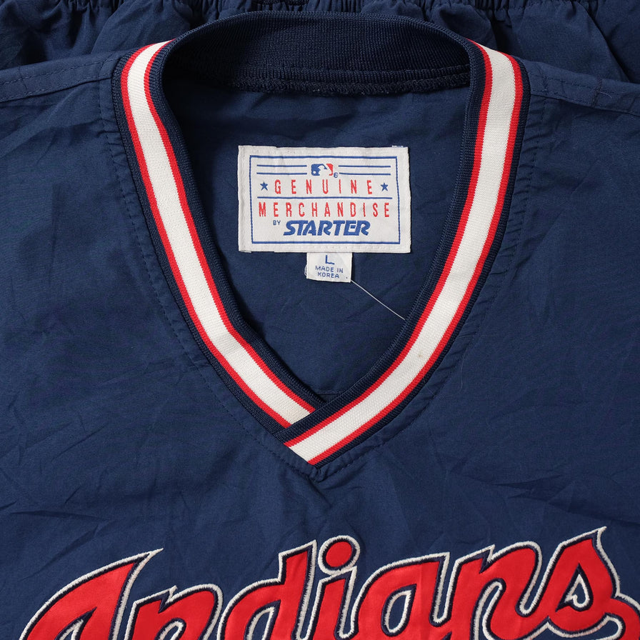 Vintage Starter Cleveland Indians Windbreaker Large 