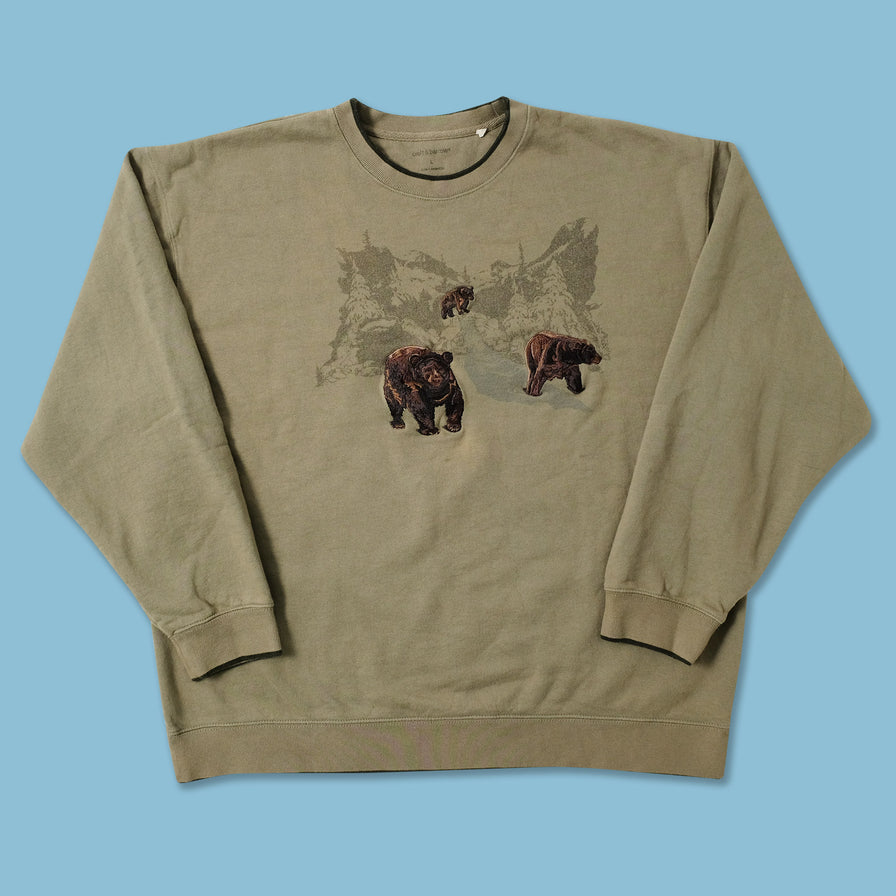 Vintage Bears Sweater XLarge 