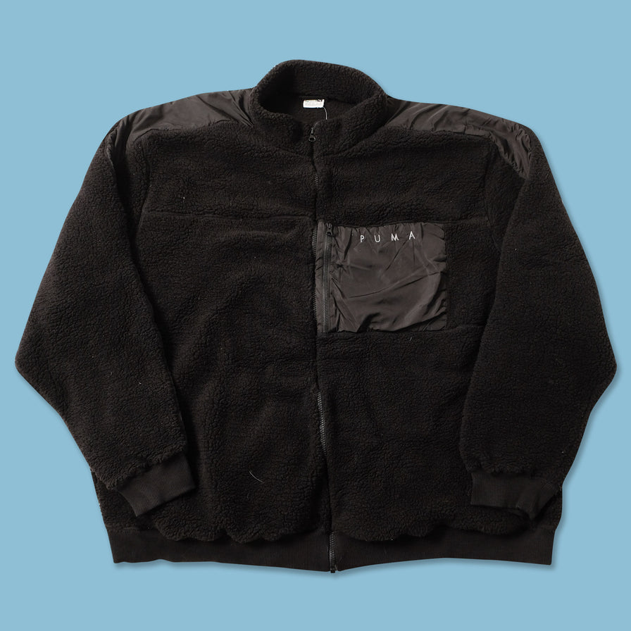 Vintage Puma Deep Pile Fleece Jacket XXLarge 