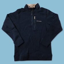 Vintage Columbia Q-Zip Sweater Small 