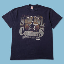 1992 Dallas Cowboys Super Bowl T-Shirt Medium 