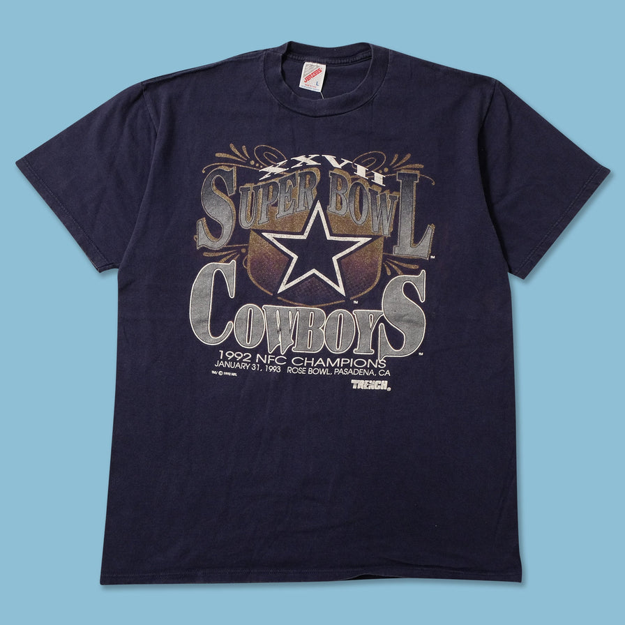 1992 Dallas Cowboys Super Bowl T-Shirt Medium 