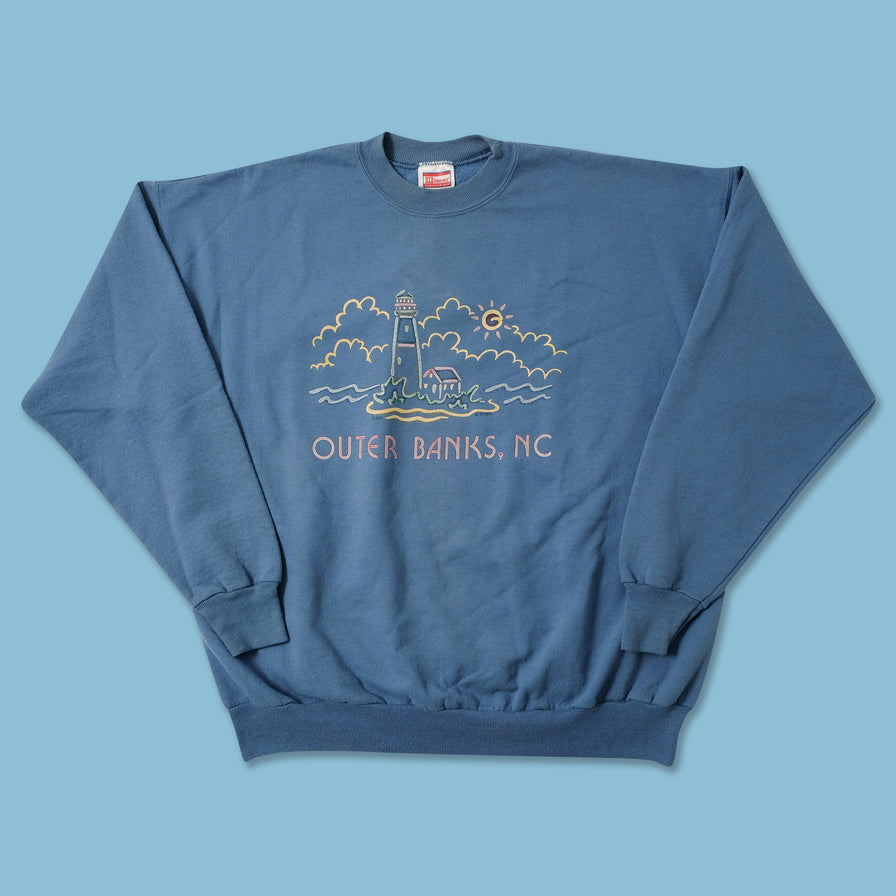 Vintage Outer Banks Sweater XLarge 