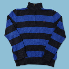 Polo Ralph Lauren Q-Zip Knit Sweater Medium 