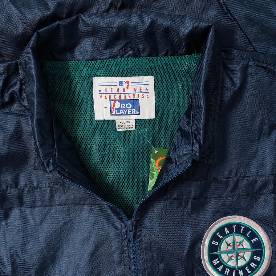 Vintage Seattle Mariners Coach Jacket XLarge 