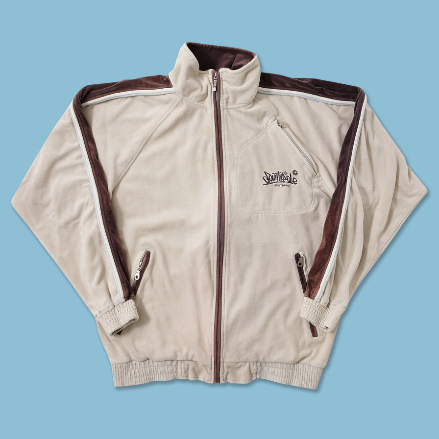 Y2K Southpole Velour Jacket Medium 