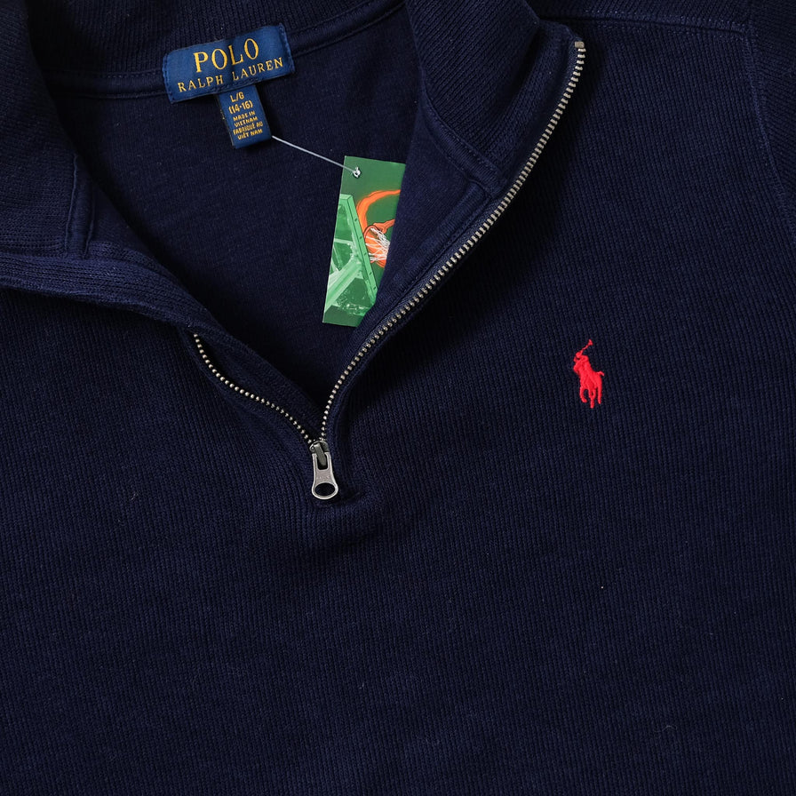 Women's Polo Ralph Lauren Q-Zip Sweater Small 