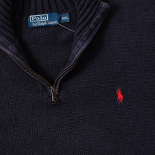 Polo Ralph Lauren Q-Zip Knit Sweater Large 