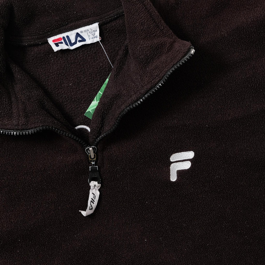 Vintage Fila Q-Zip Fleece Large 