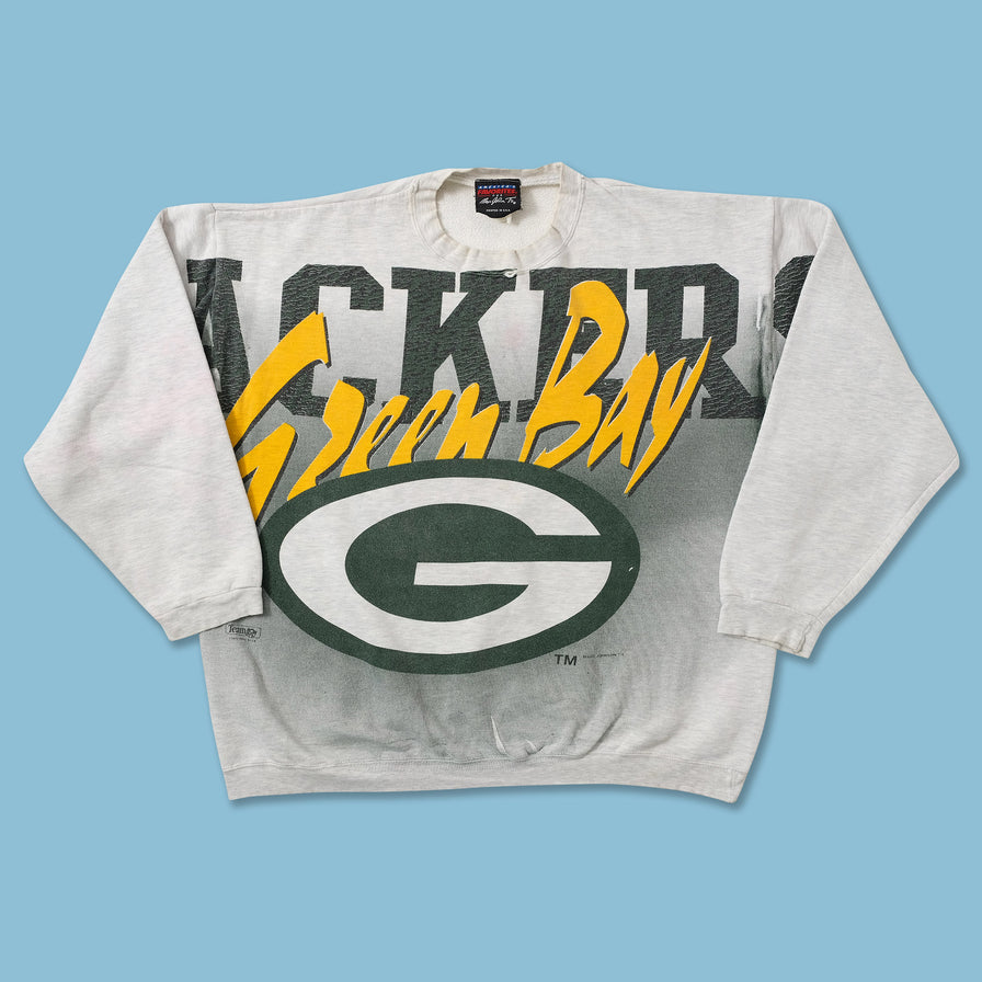 Vintage Green Bay Packers Sweater Large 