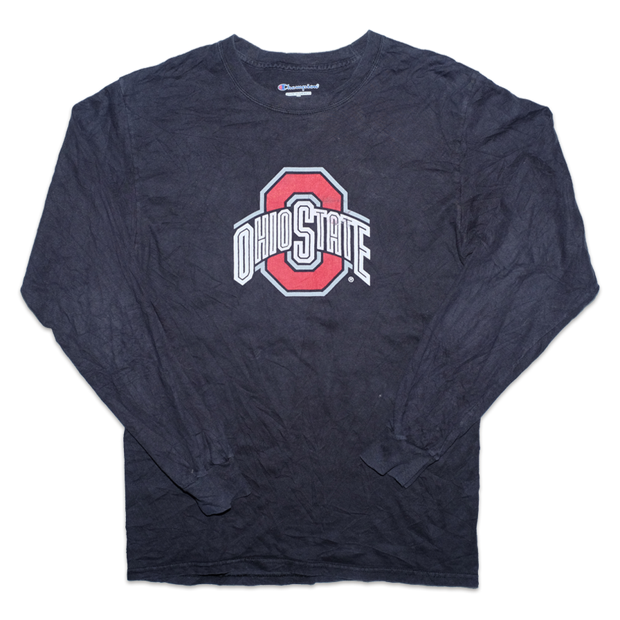 Vintage Champion Ohio State Longsleeve Small - Double Double Vintage