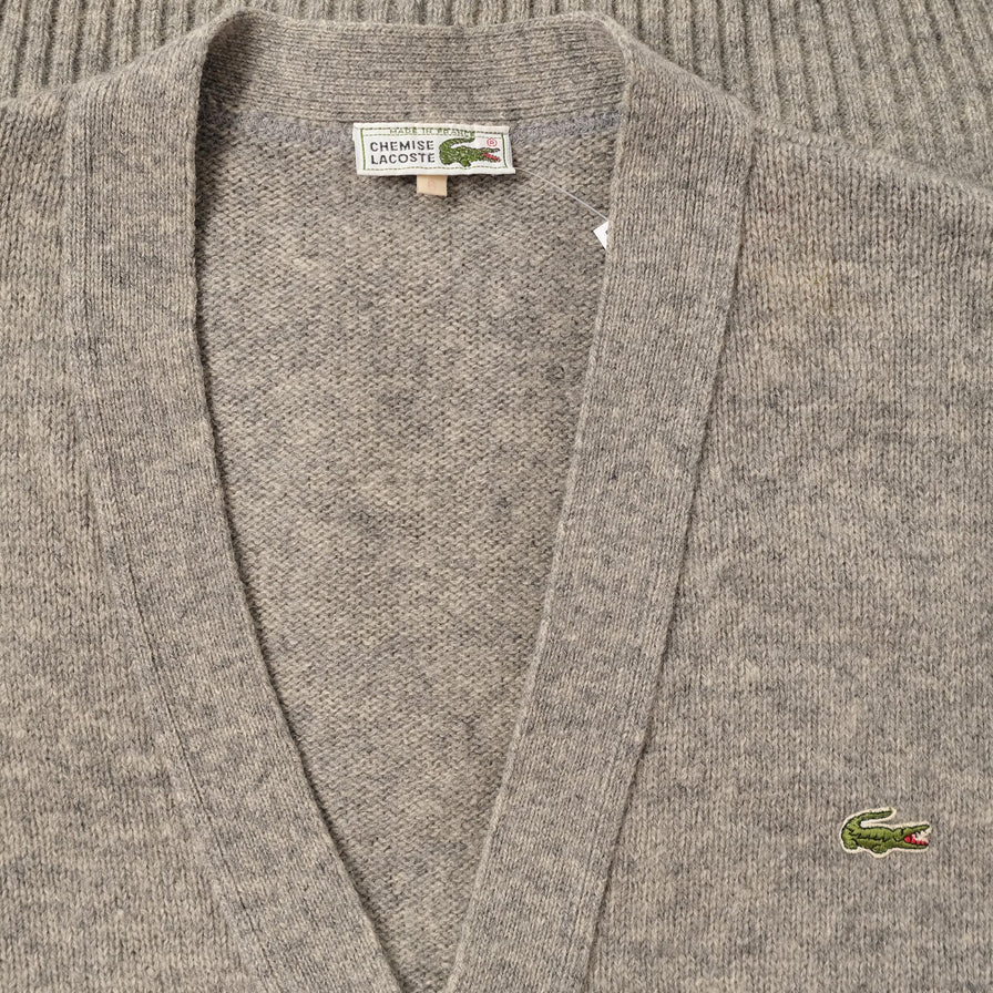 Vintage Lacoste Knit Cardigan Large 