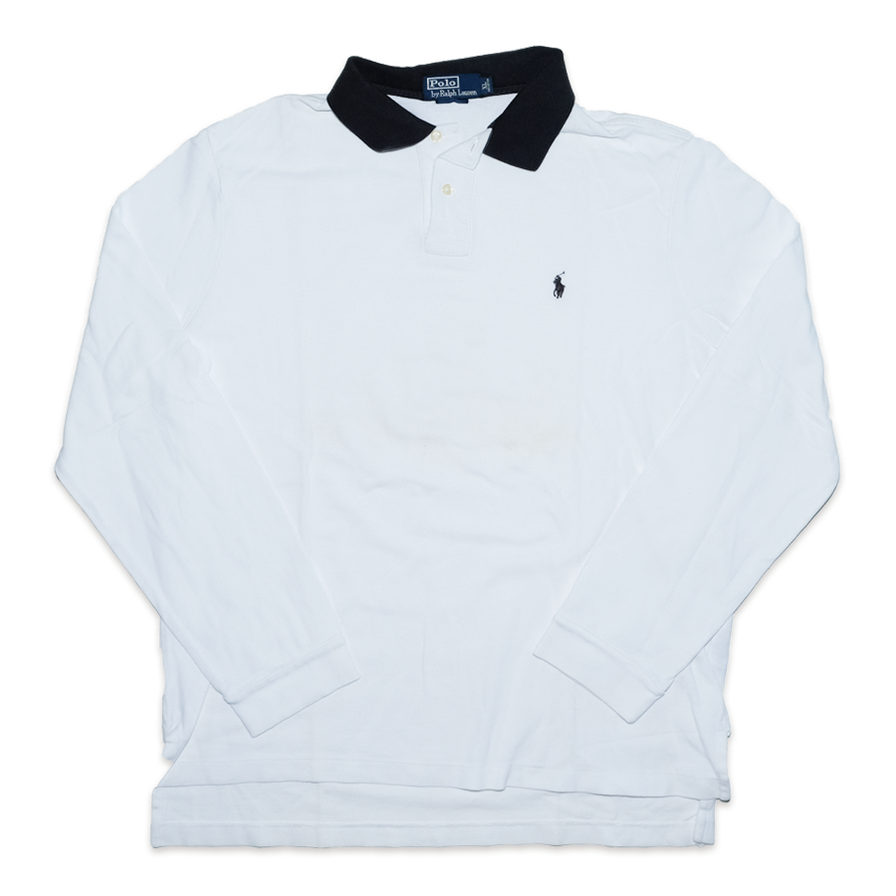 Ralph Lauren Long Polo Shirt Large / XLarge - Double Double Vintage