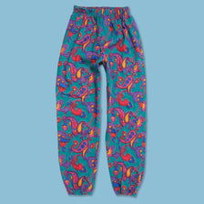 Vintage Deadstock 90s Paisley Tack Pants Large