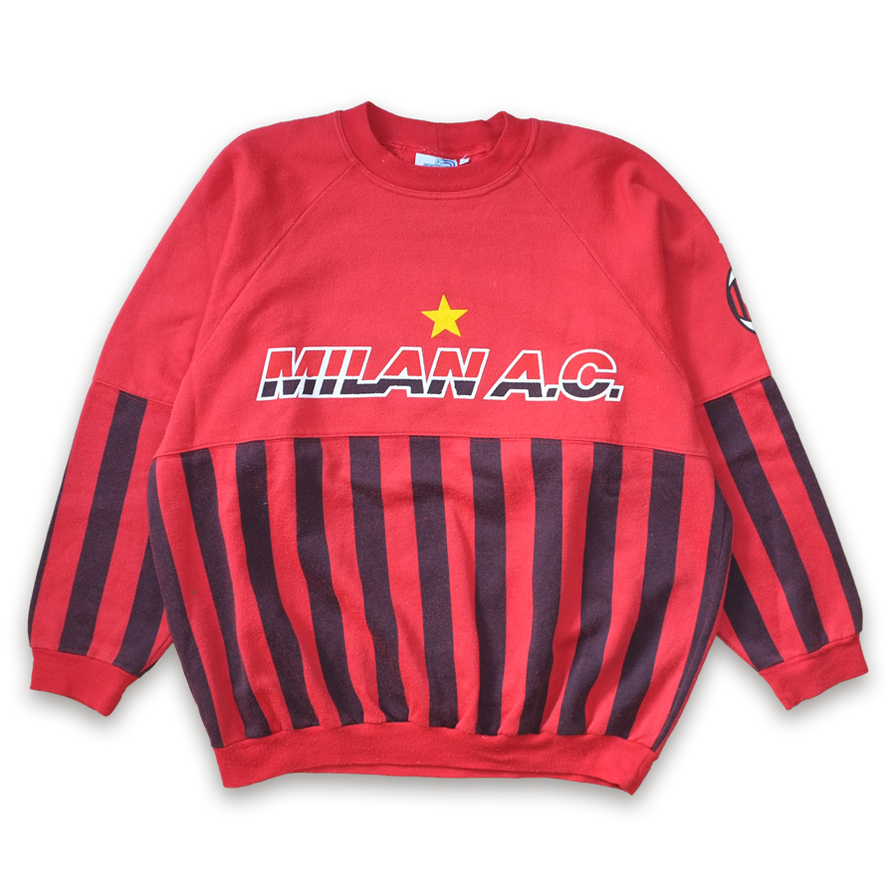 AC Milan Sweater Large - Double Double Vintage