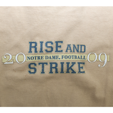 adidas Notre Dame University Football T-Shirt Small - Double Double Vintage
