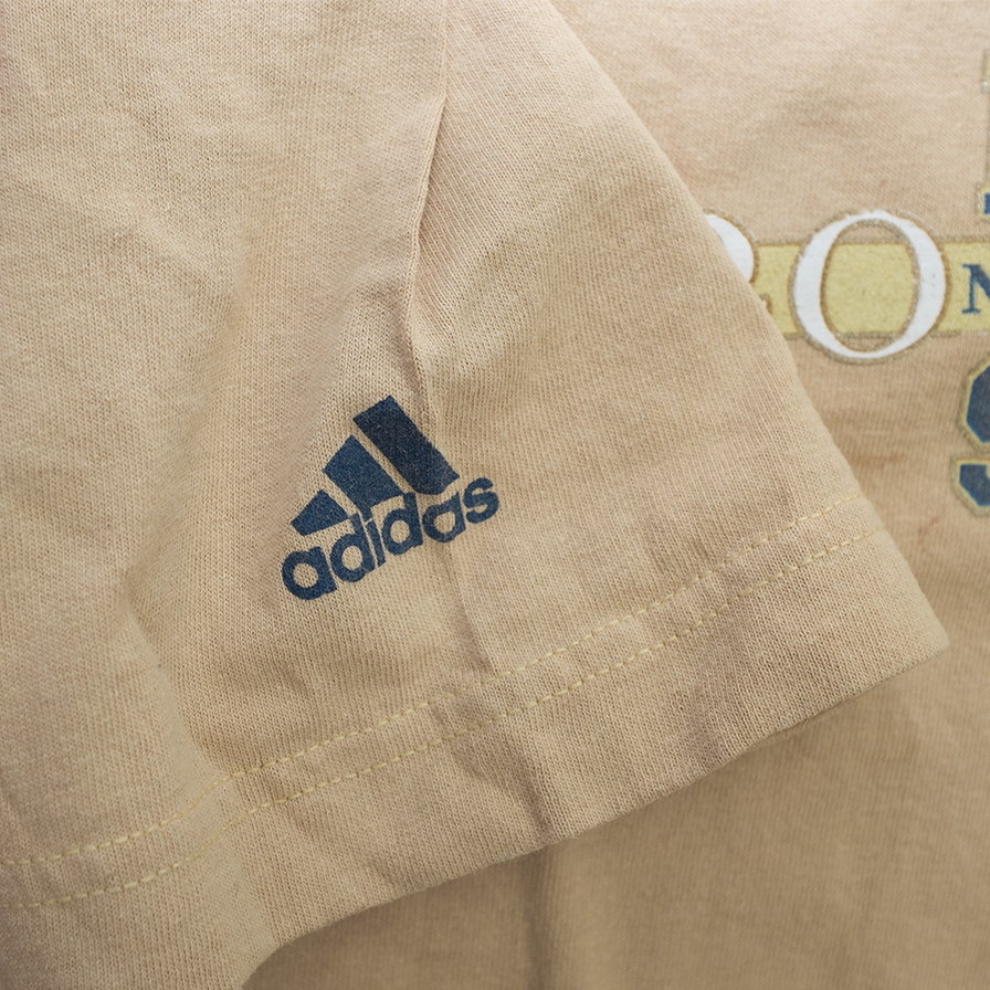 adidas Notre Dame University Football T-Shirt Small - Double Double Vintage