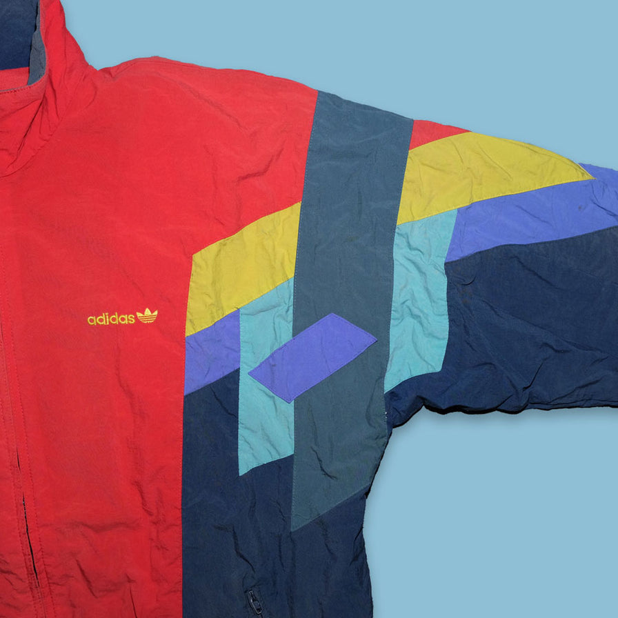 Vintage adidas Rainbow Track Jacket Large / XLarge - Double Double Vintage