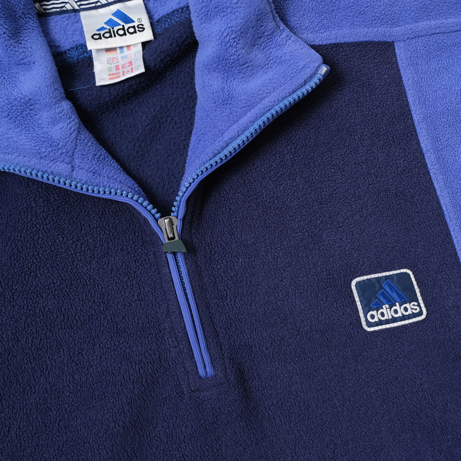 Vintage adidas Q-Zip Fleece Medium / Large